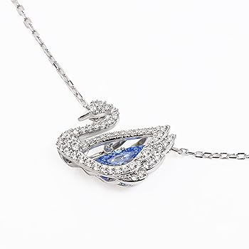 Amazon | スワロフスキー ネックレス スワン DANCING SWAN